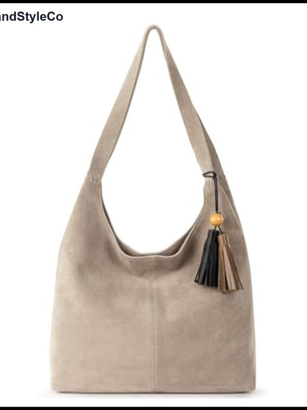 Leather Hobo Bag Double Strap Shoulder Purse Medium Everyday Travel
